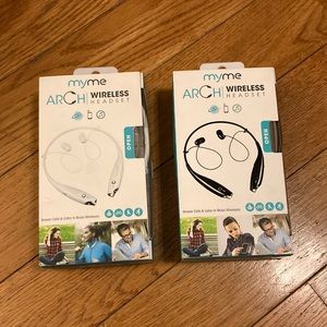 MyMe Arch wireless headset headphones - set of 2